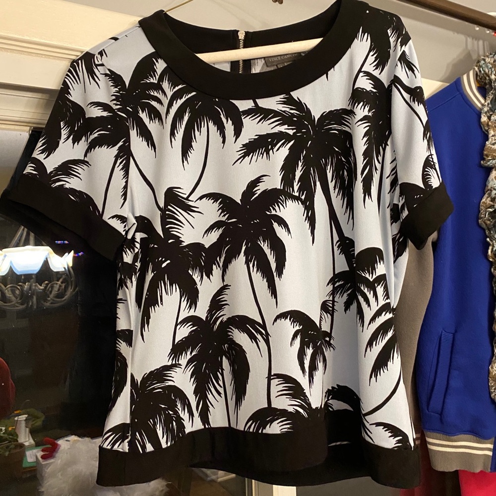 Palm trees crop top